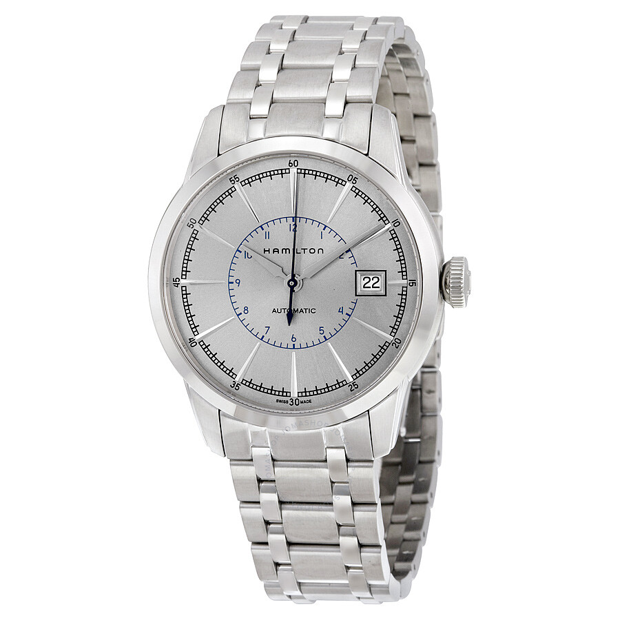Railroad Automatic Silver Dial Stainless Steel Men's Watch