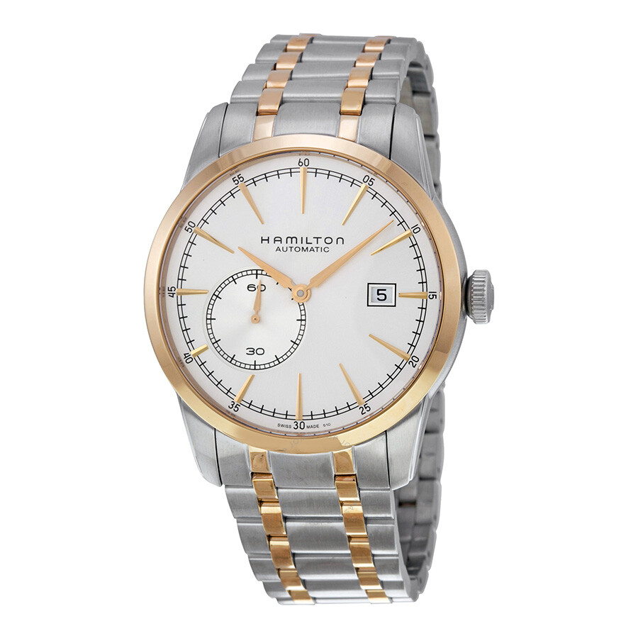 Railroad Automatic Small Second Silver Dial Men's Watch