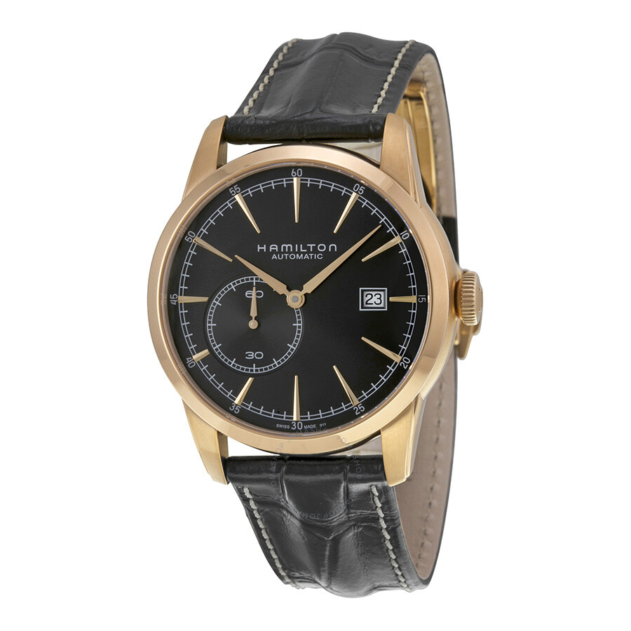 Railroad Small Seconds Black Dial Men's Watch