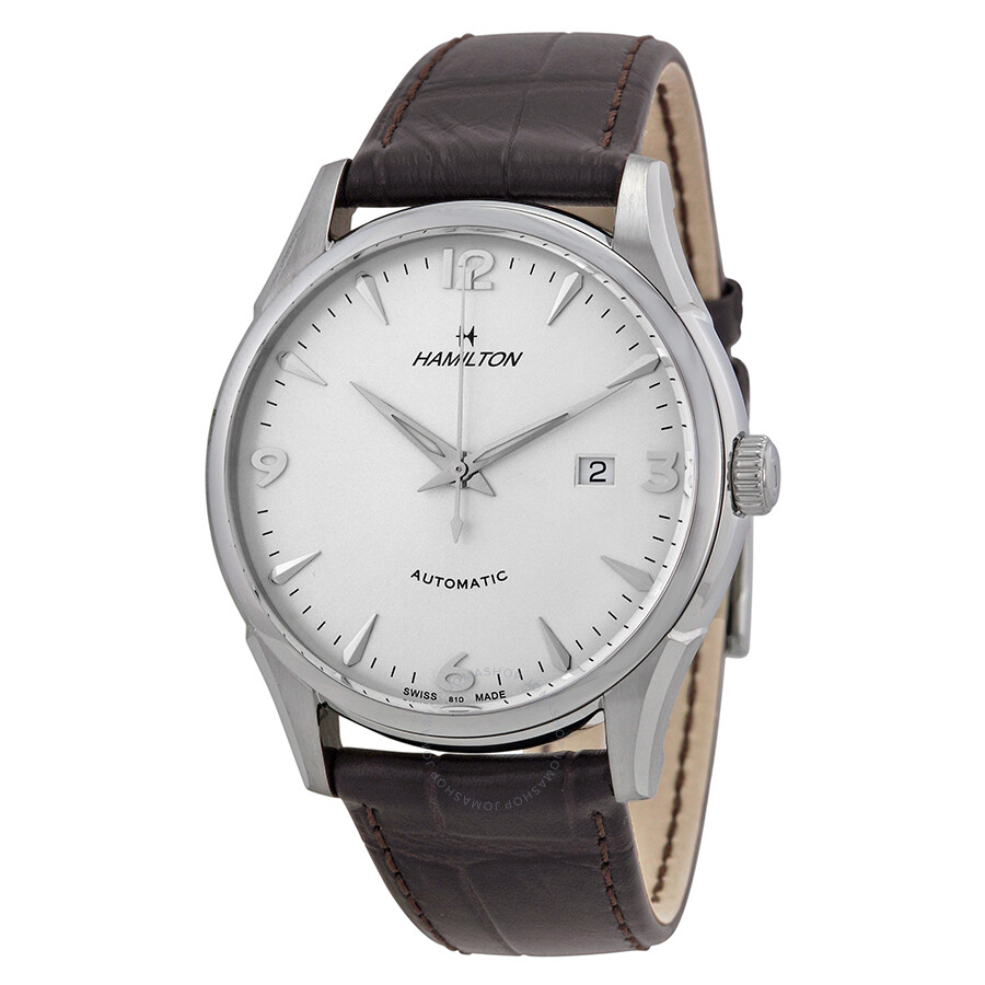 Timeless Classic Silver Dial Leather Men's Watch
