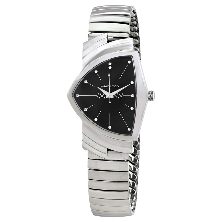 Ventura L Black Dial Asymmetric Men's Watch