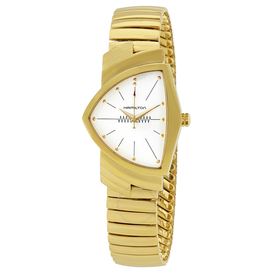 Ventura L White Dial Asymmetric Men's Watch