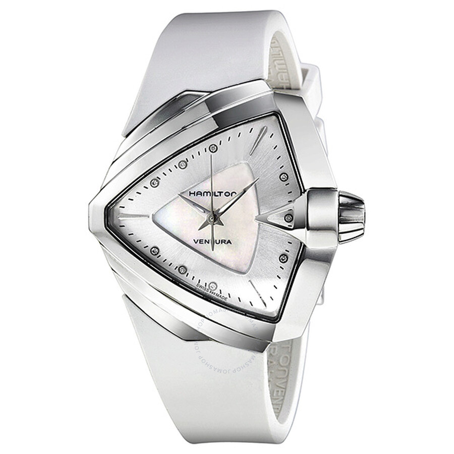 Ventura Mother of Pearl Dial Shield-shape Ladies Watch