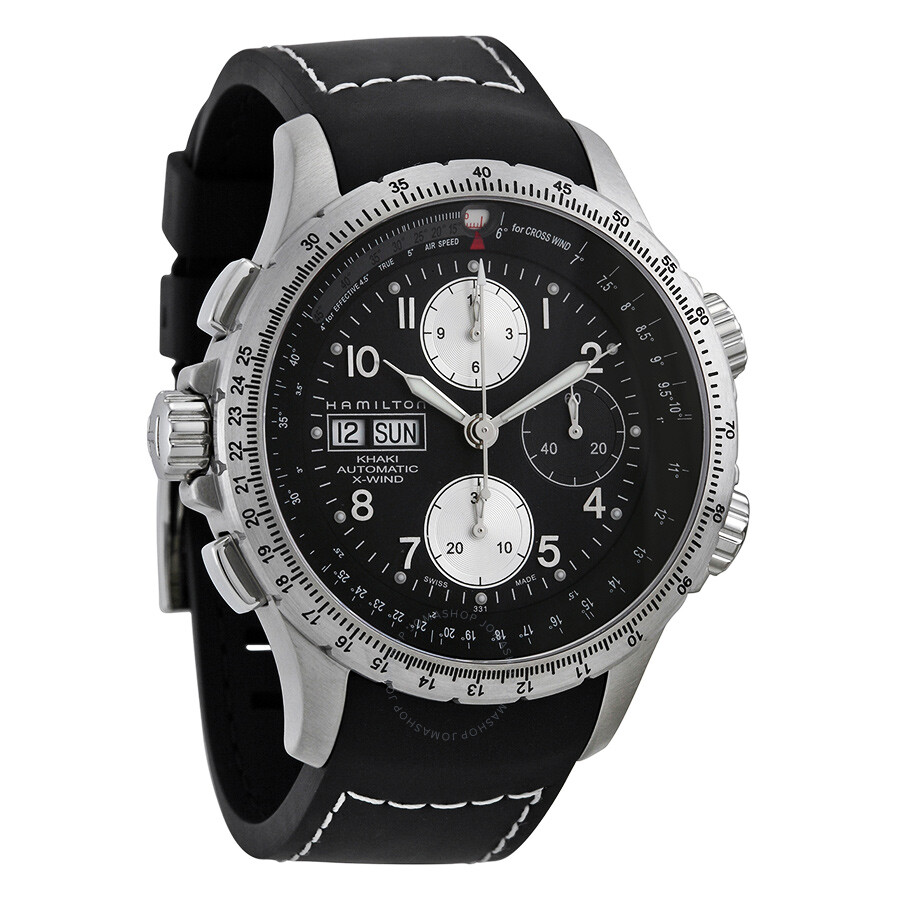 X-Wind Black Dial Automatic Chronograph Men's Watch