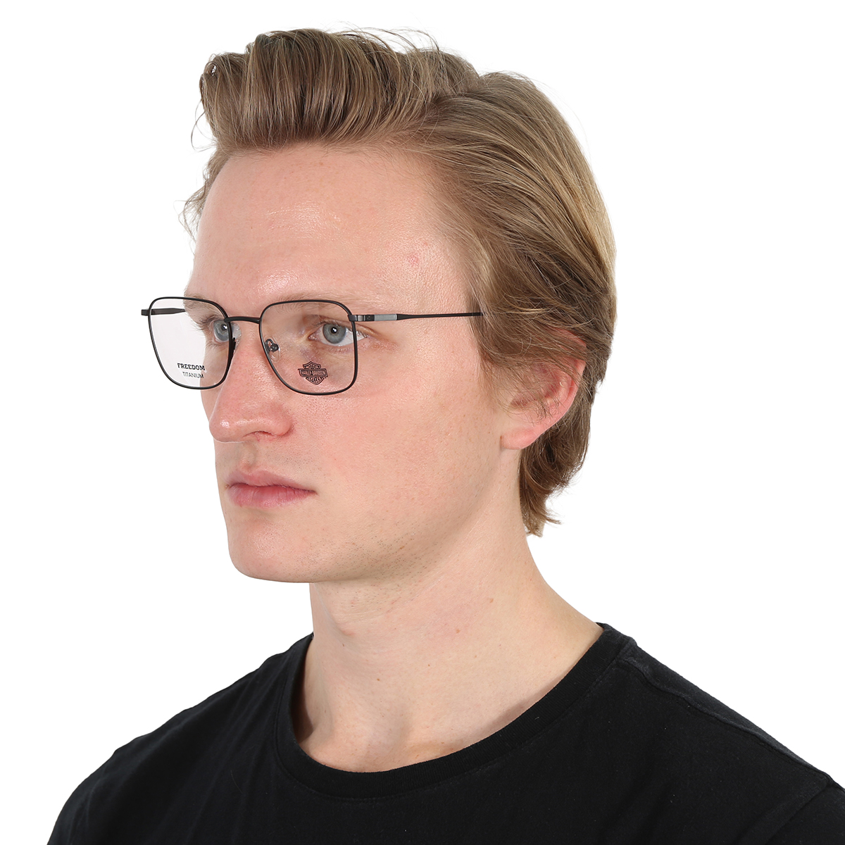 Harley Davidson Demo Square Men's Eyeglasses HD9019 002 53 889214348128 ...