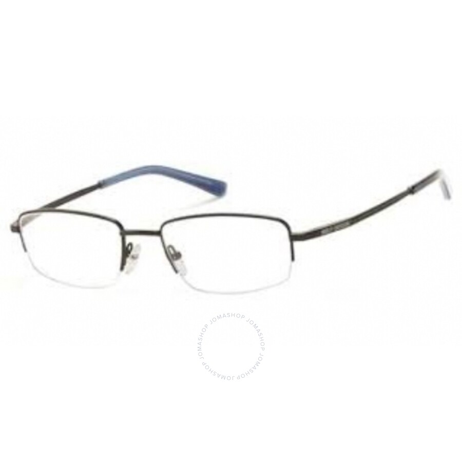 Harley Davidson Men's Rectangular SemiRimless Eyeglass Frames HD0712 B84 53 715583377561