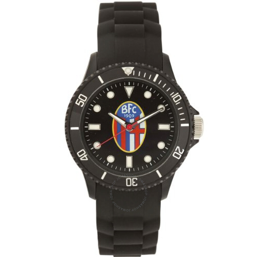 Sport Bologna Black Rubber Men's Watch