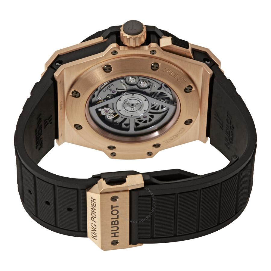 Hublot Big Bang King Power Unico Gmt King Gold Black Rubber Men S Watch 771 Om 1170 Rx 771 Om 1170 Rx Hublot Big Bang Jomashop