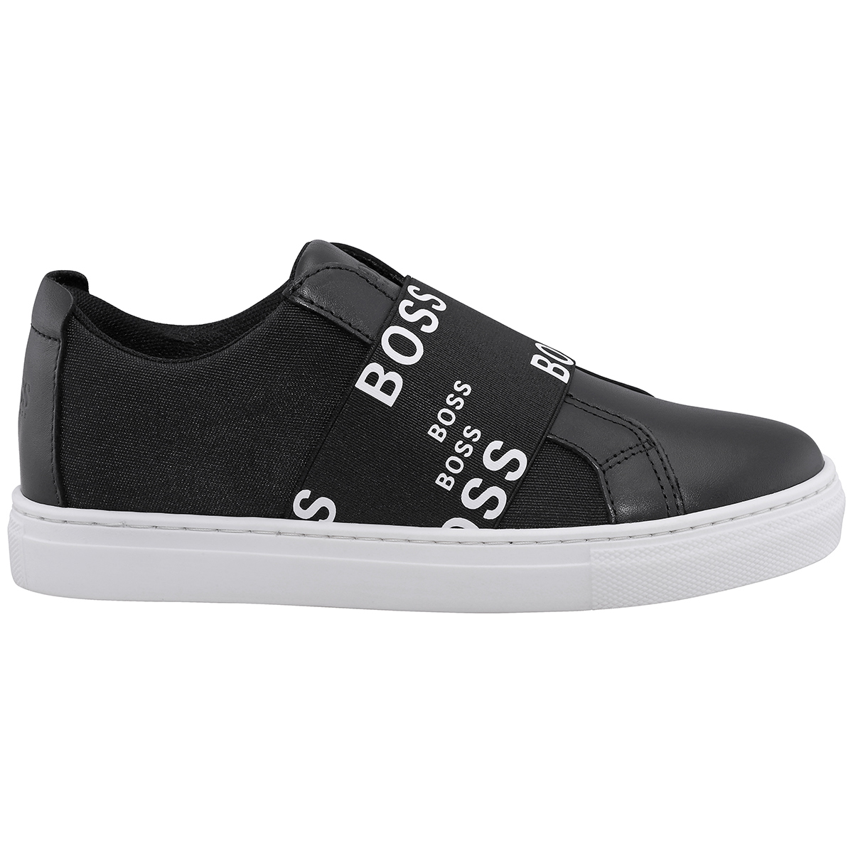 Hugo Boss Kids Black Multi Logo Elastic 