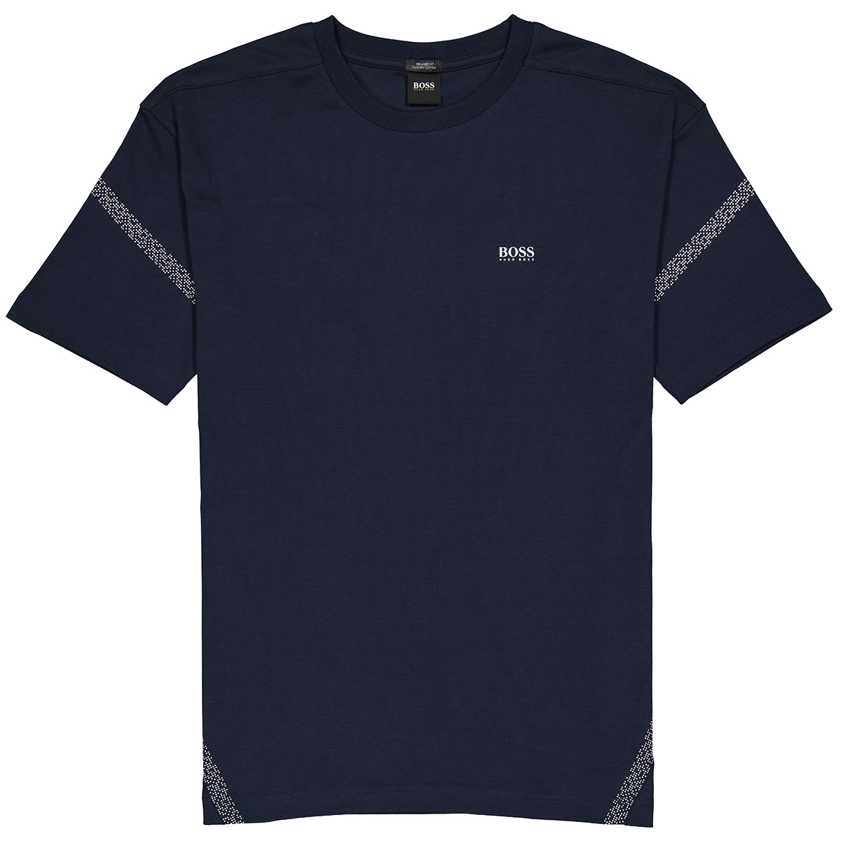 Blue Cotton Logo T-shirt 