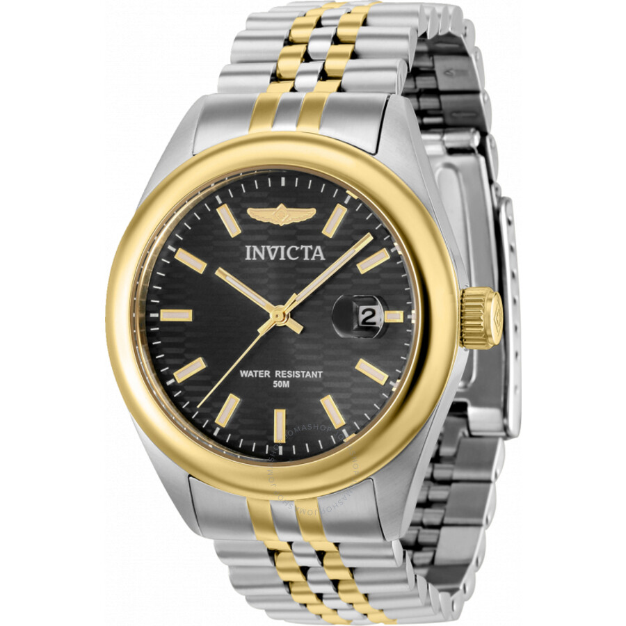 Aviator Quartz Black Dial Ladies Watch