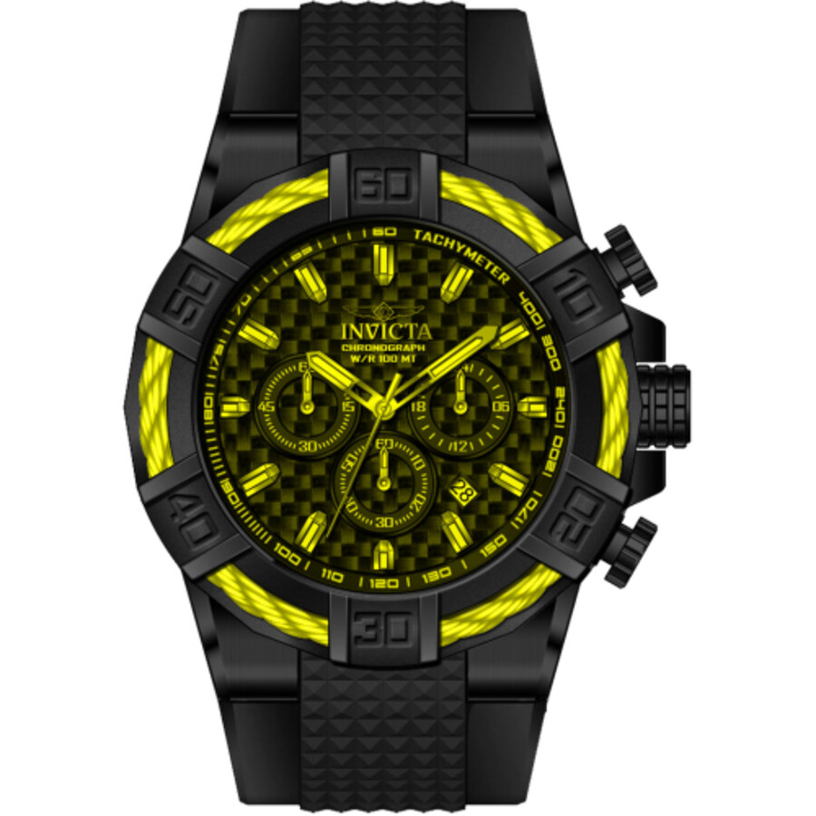 Invicta Bolt Chronograph Quartz Black Dial Men's Watch 39359