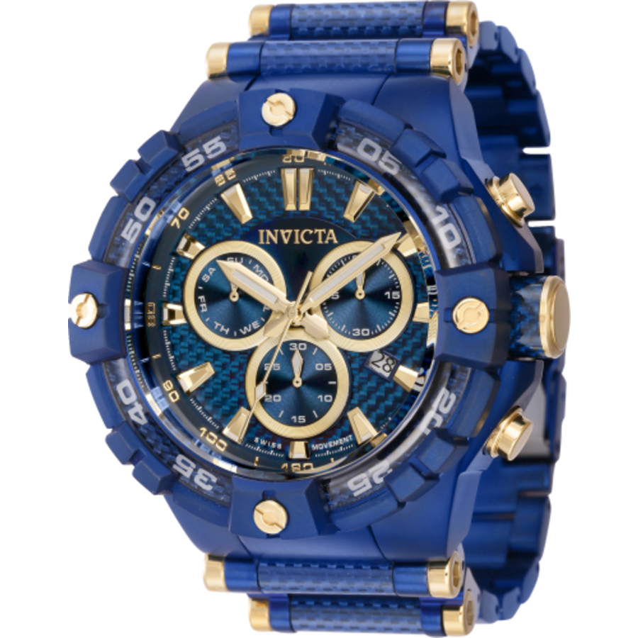Invicta Bolt Chronograph Quartz Blue Dial Men s Watch 38145 Invicta Bolt Chronograph Quartz Blue Dial Men s Watch 38145