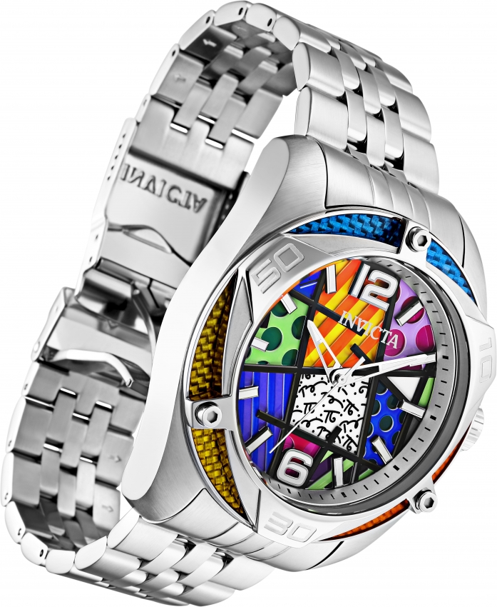 Invicta Britto Quartz Blue And Green 