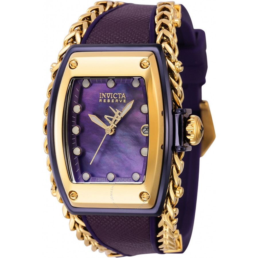 Gladiator Reserve Quartz Purple Dial Ladies Watch