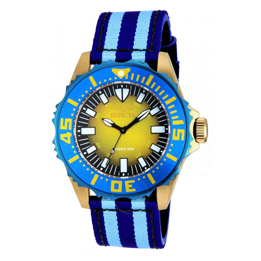 Gold tone Dial Men's Nylon Watch