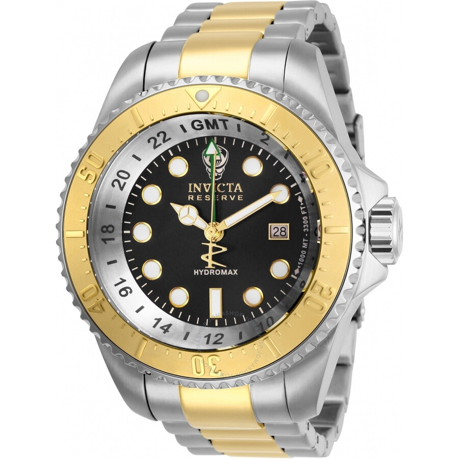 Hydromax Quartz Black Dial Men's Watch