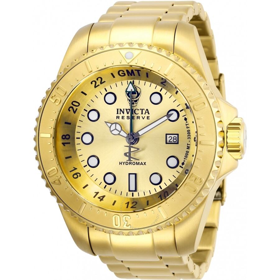 Hydromax Quartz Gold Dial Men's Watch