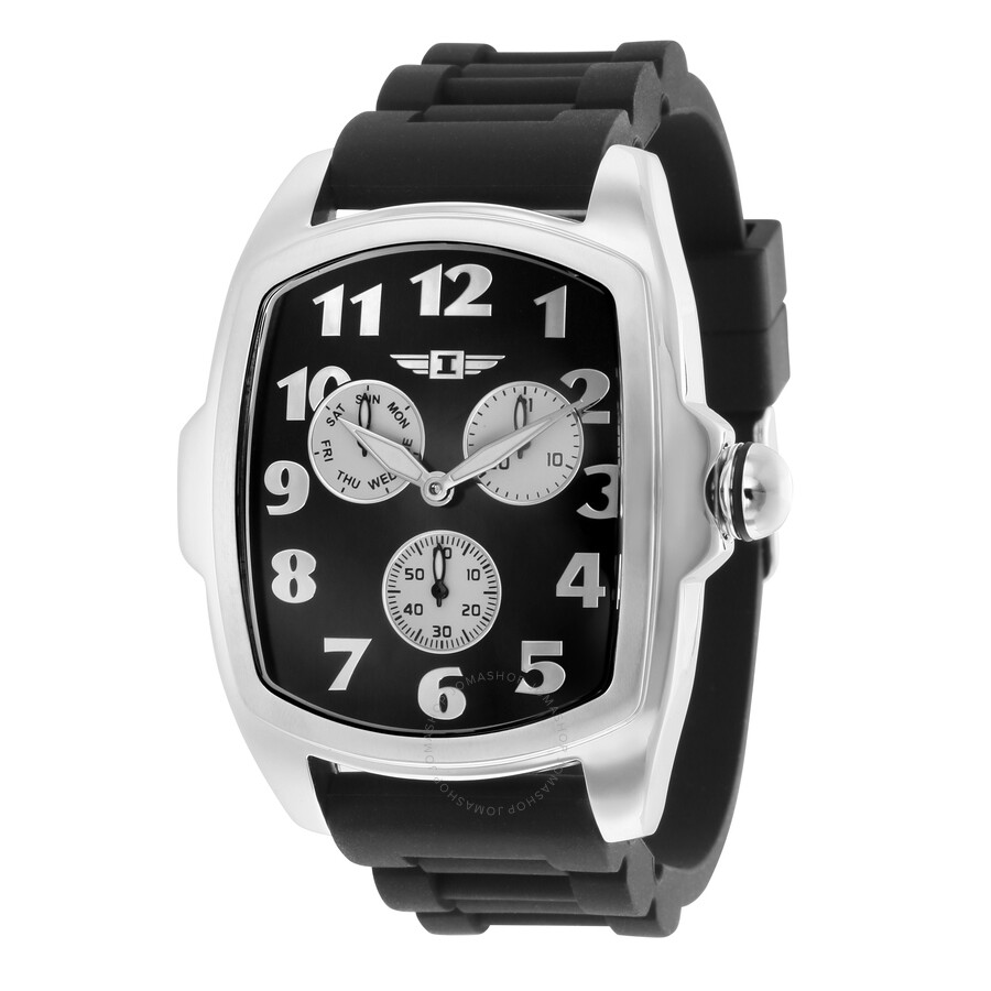 I by Quartz Black Dial Men's Watch