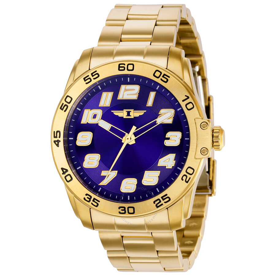 I by Quartz Blue Dial Men's Watch