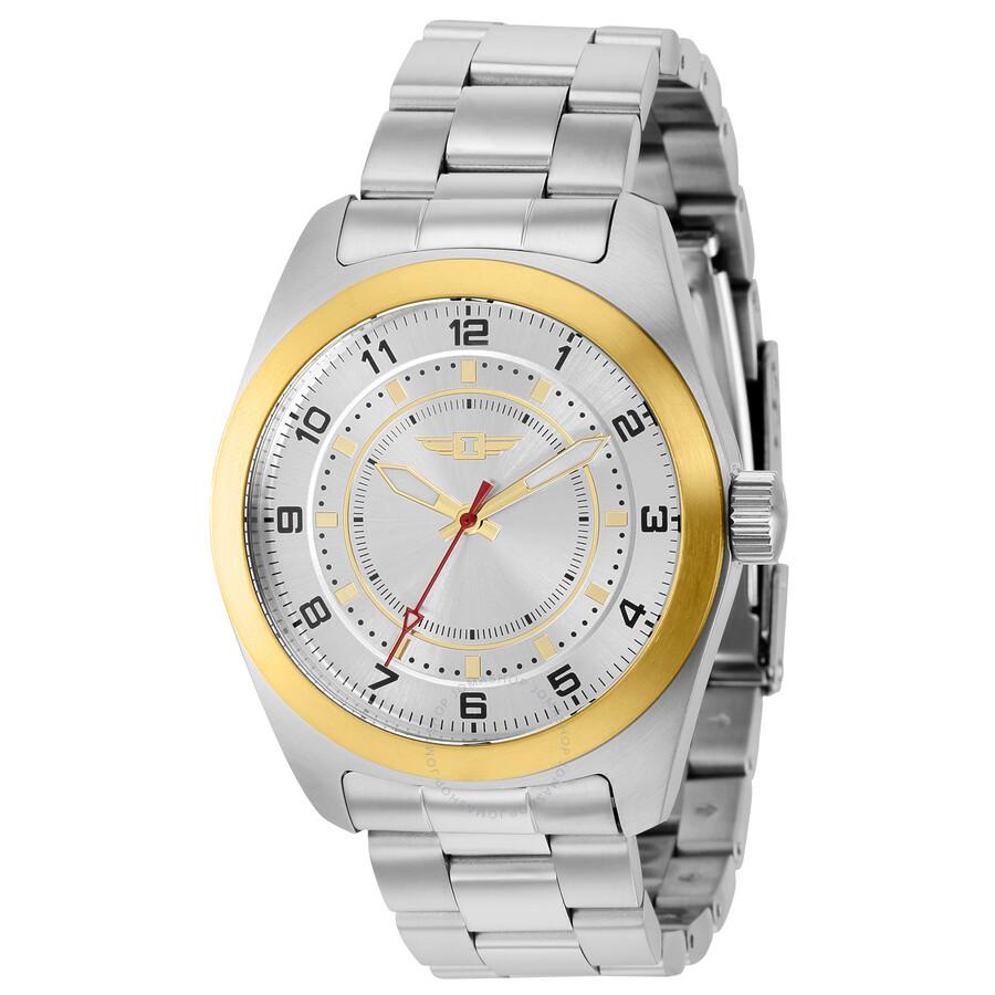 I By Quartz Silver-tone Dial Men's Watch
