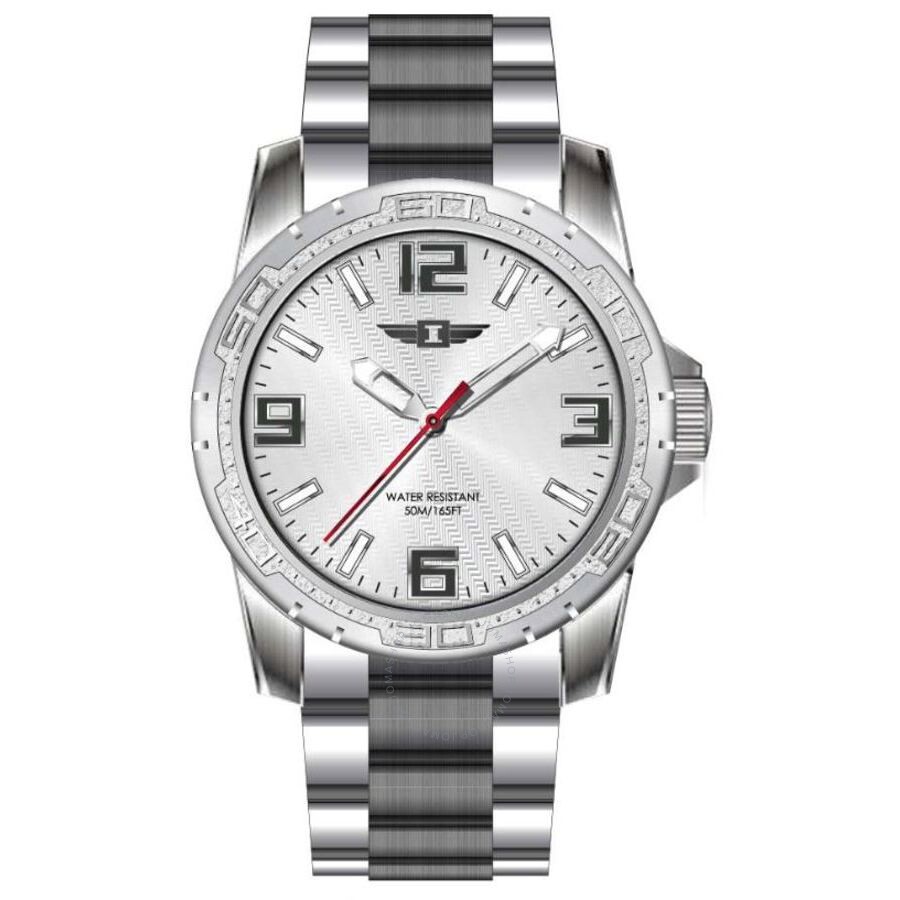 I By Silver-tone Dial Men's Watch