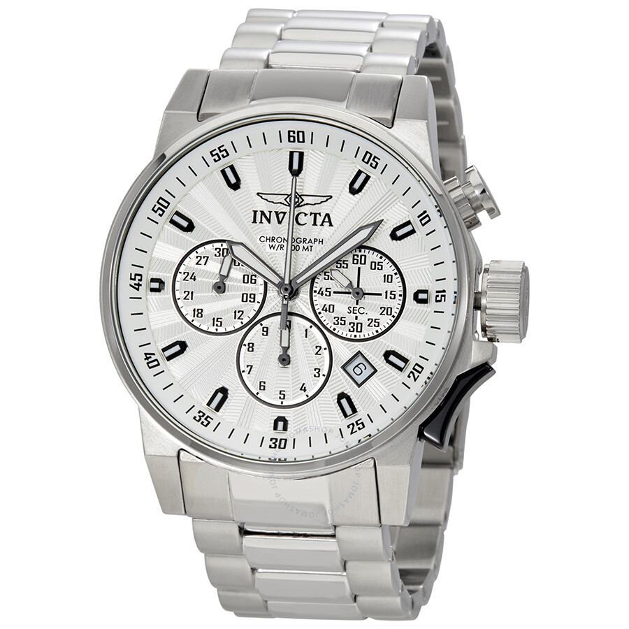 I-Force Chronograph Antique Silver Dial Men's Watch