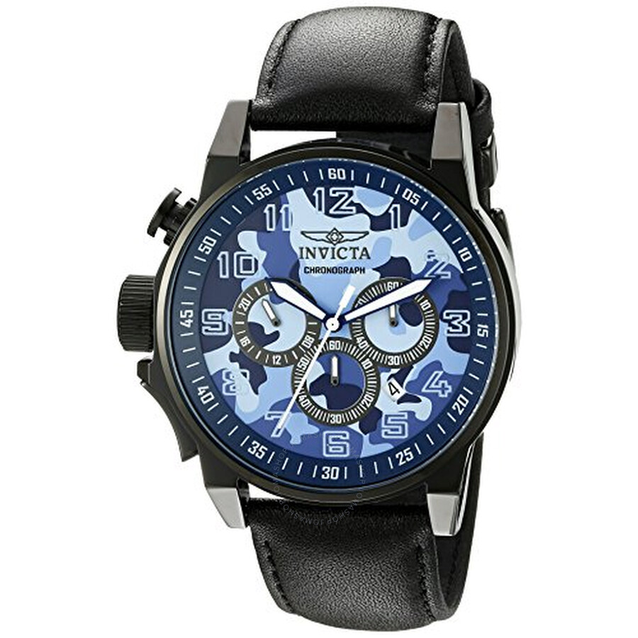 I-Force Chronograph Blue Camouflage Dial Men's Watch