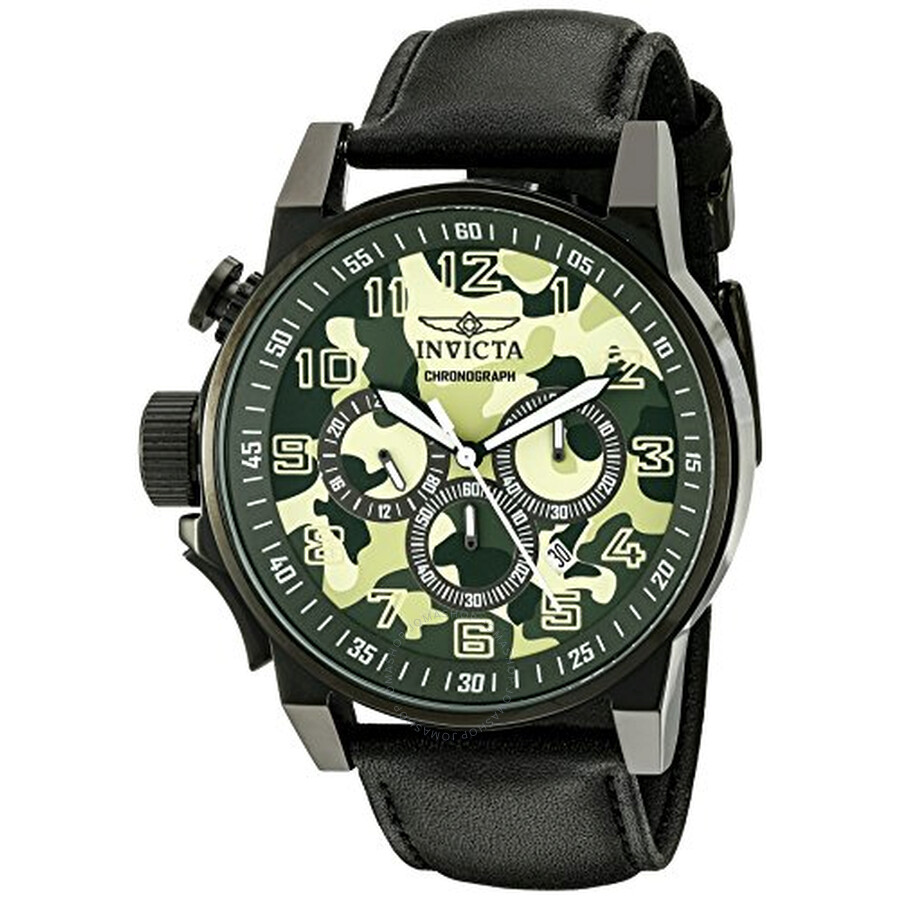 I-Force Chronograph Green Camouflage Dial Men's Watch