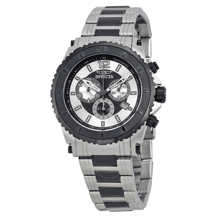 II Collection Chronograph Silver Dial Two-tone Men's Watch