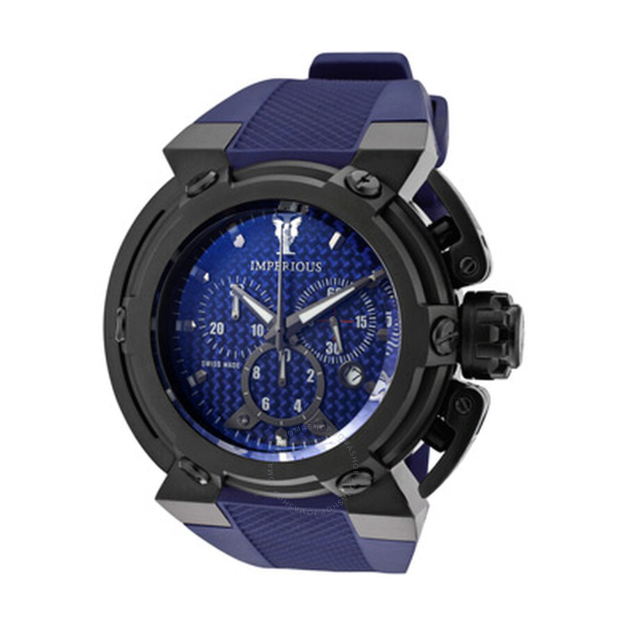 Imperious X Wing Blue Dial Polyurethane Men's Watch
