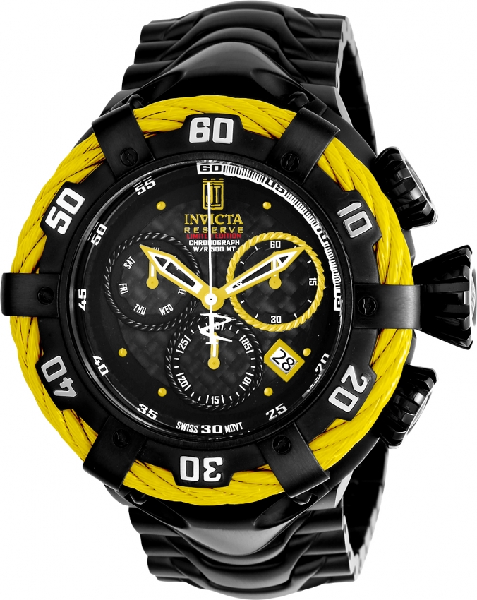 Invicta Jason Taylor Chronograph Black Dial Men S Watch Invicta Jason Taylor Jomashop