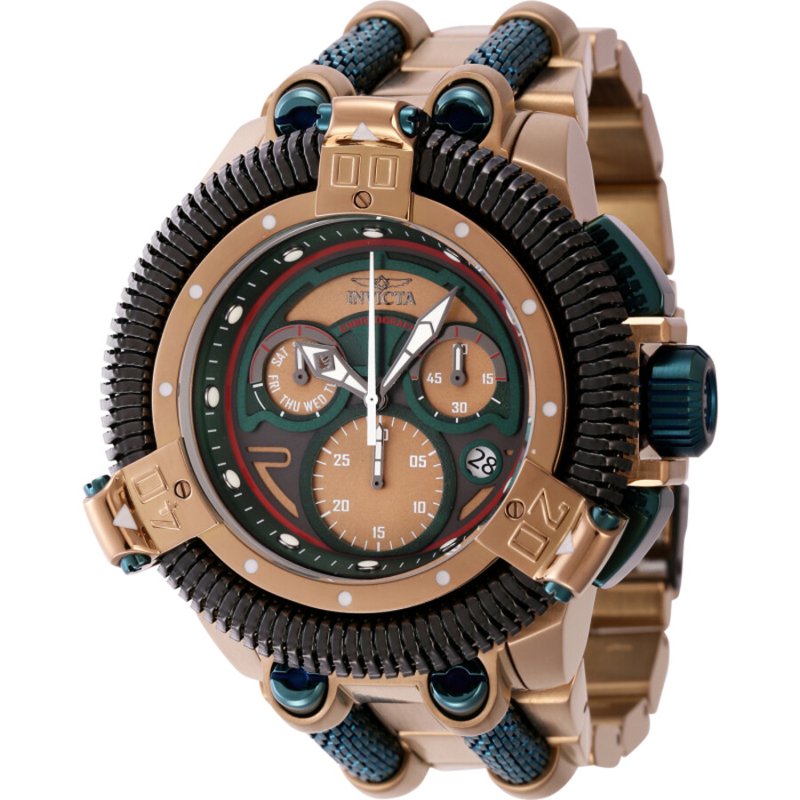 Invicta King Python Chronograph Date Quartz Brown Dial Men's Watch ...