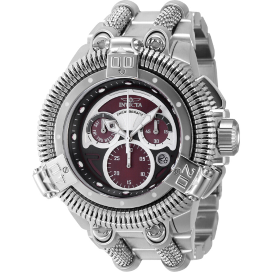 Invicta King Python Chronograph Date Quartz Red Dial Men's Watch 44305 ...