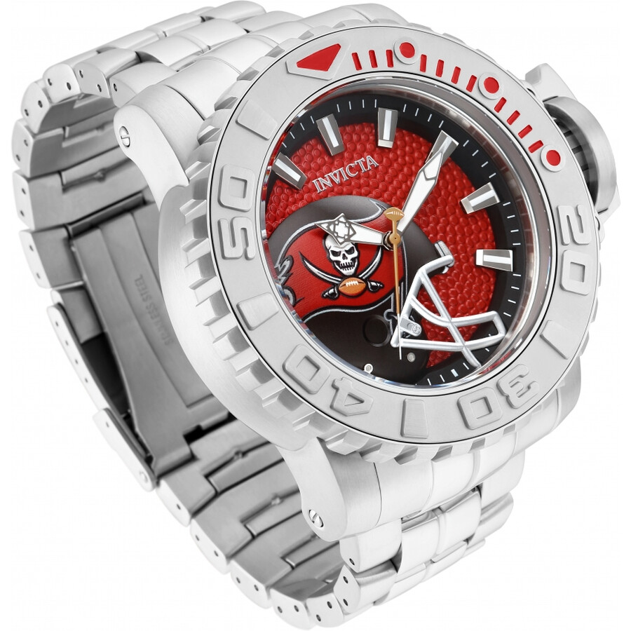 Invicta Nfl Tampa Bay Buccaneers Automatic Red Dial Men S Watch 33041 33041 Invicta Nfl Jomashop