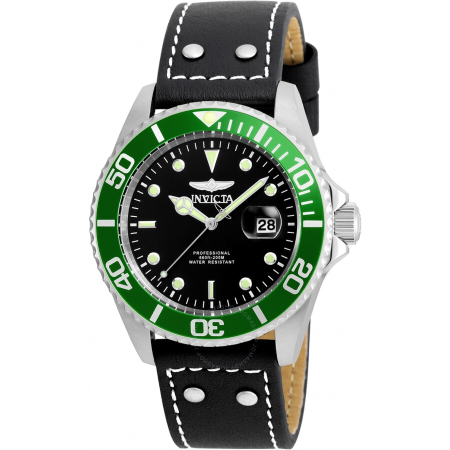 invicta green bezel