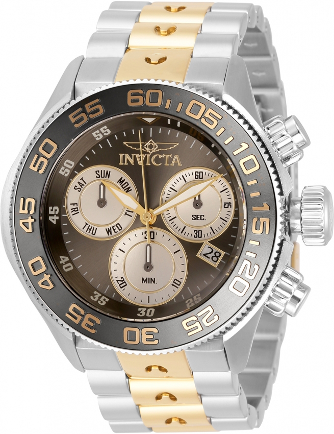 Pro Diver Chronograph Quartz Gunmetal Dial Men's Watch