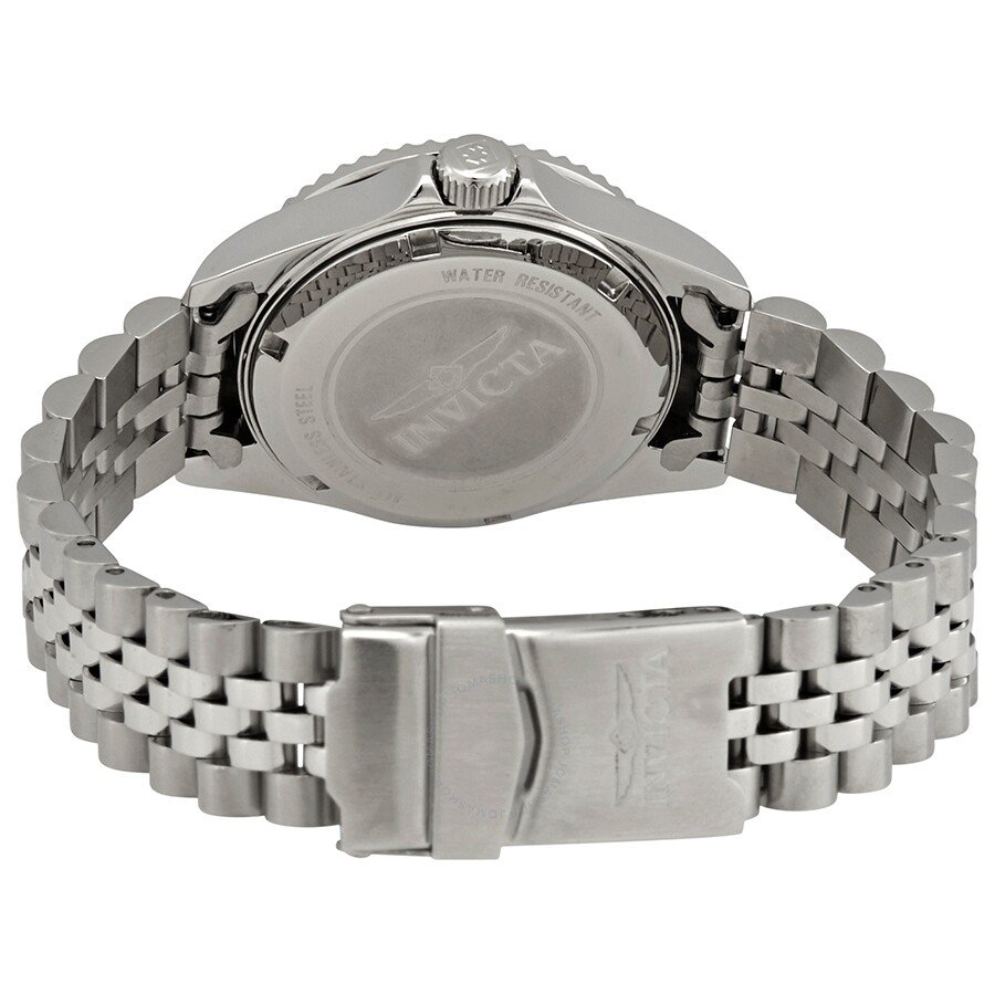 Invicta Pro Diver Quartz Black Dial Stainless Steel Ladies Watch ...