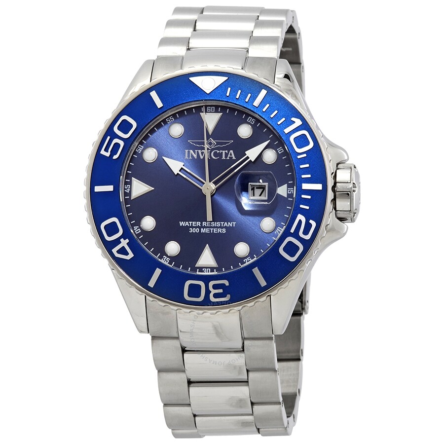 Grand Diver Quartz Blue Dial Stainless Steel Men's Watch