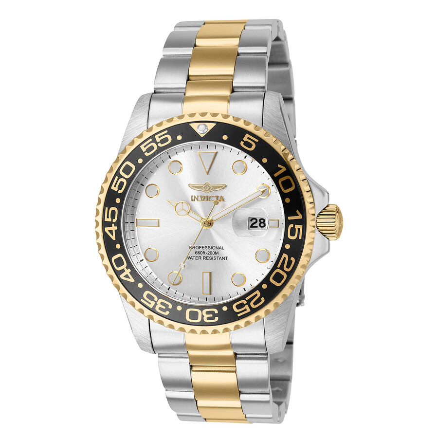 invicta silver and gold