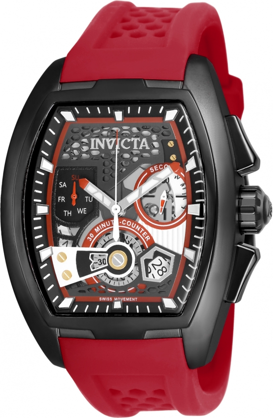 Invicta S1 Rally Chronograph Black Dial 