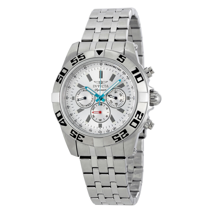Signature II Chronograph Silver Dial Men's Watch