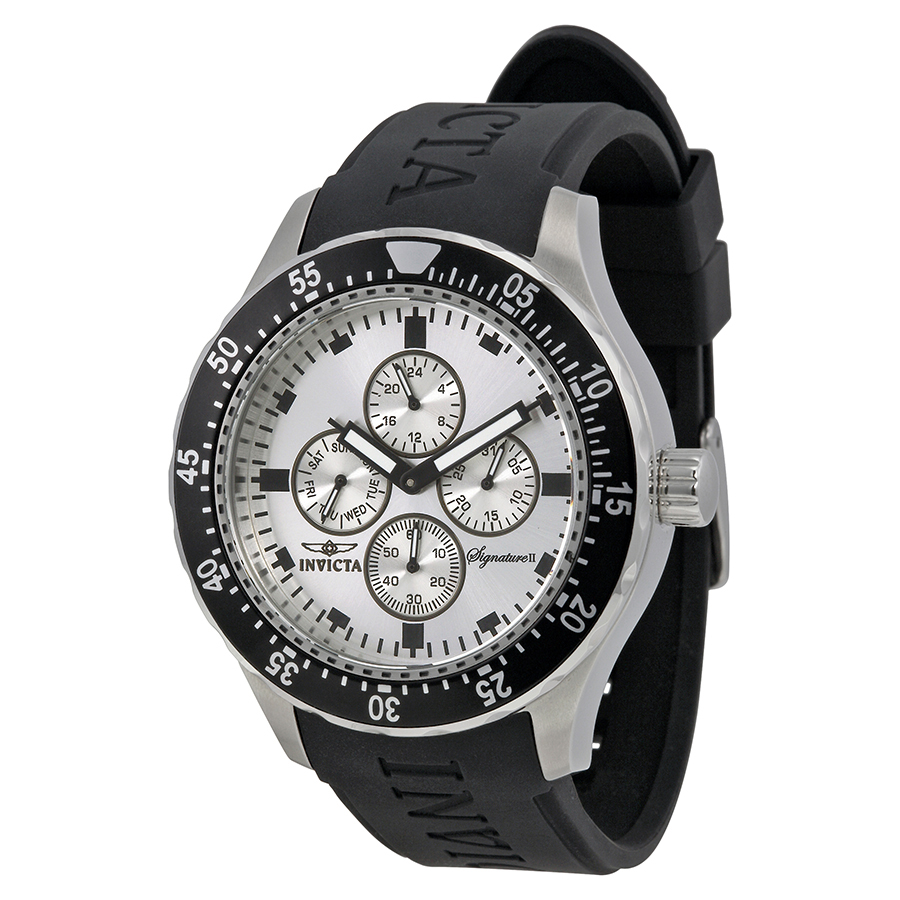 Signature II Silver Dial Stainless Steel Men's Watch