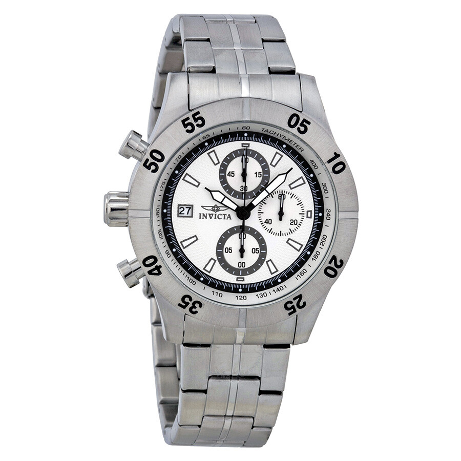 Specialty Lefty Chronograph Silver Dial Stainless Steel Men's Watch