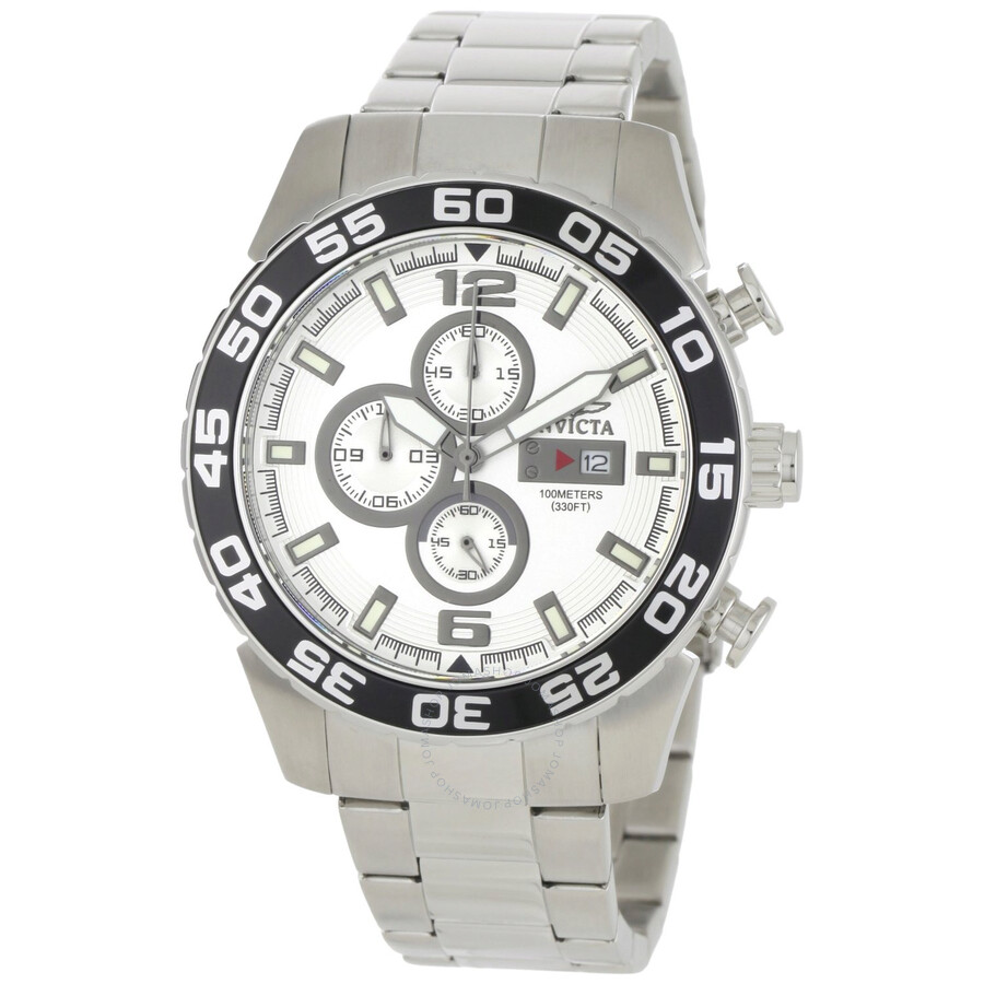 Specialty Chronograph White Dial Stainless Steel Men's Watch