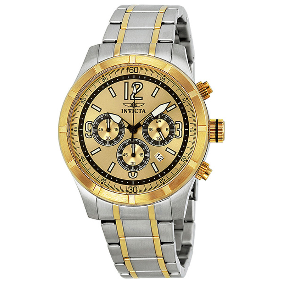 Specialty Classic Chronograph Gold Dial Men's Watch