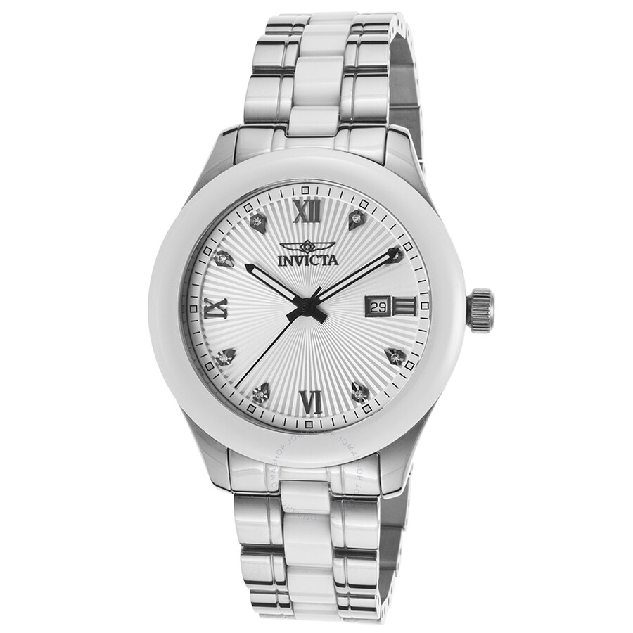 Specialty Crystal White Dial Men's Watch