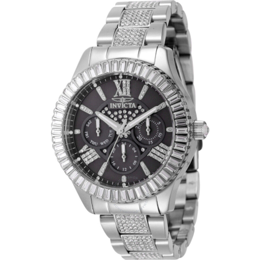 Specialty GMT Quartz Crystal Black Dial Unisex Watch