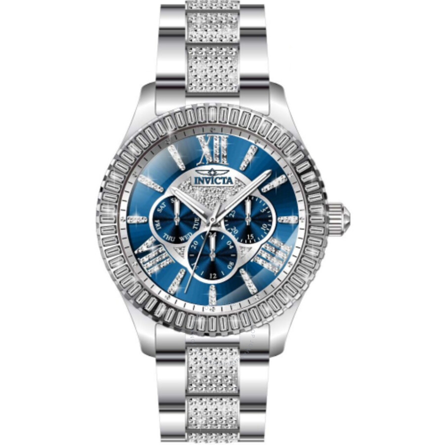 Specialty GMT Quartz Crystal Blue Dial Men's Watch