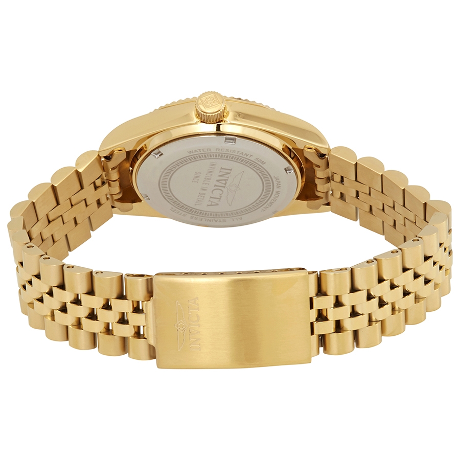 Invicta Specialty Gold Dial Yellow Gold 